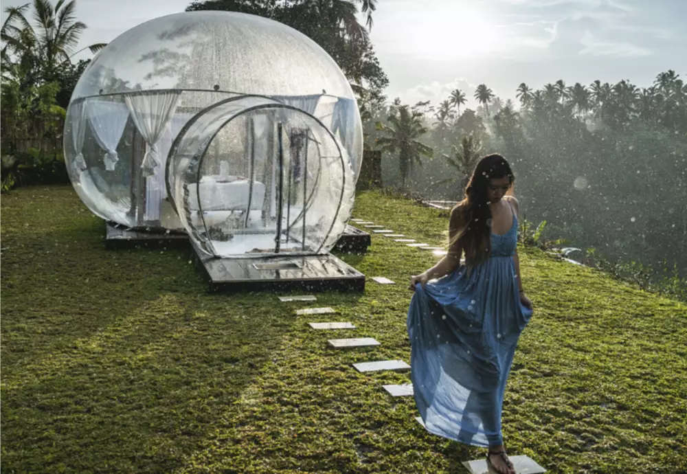 stargazing bubble tent